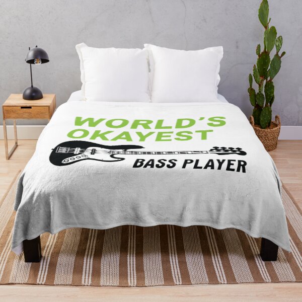 Item preview, World's Okayest Bass Player J-Style Bass Guitar Light Theme designed and sold by nightsworthy.