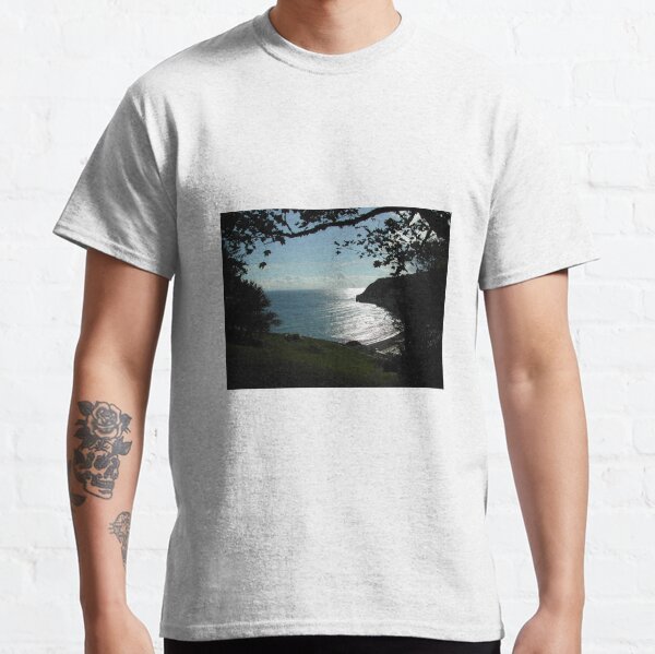 Cliffs over Beer in Devon. Classic T-Shirt