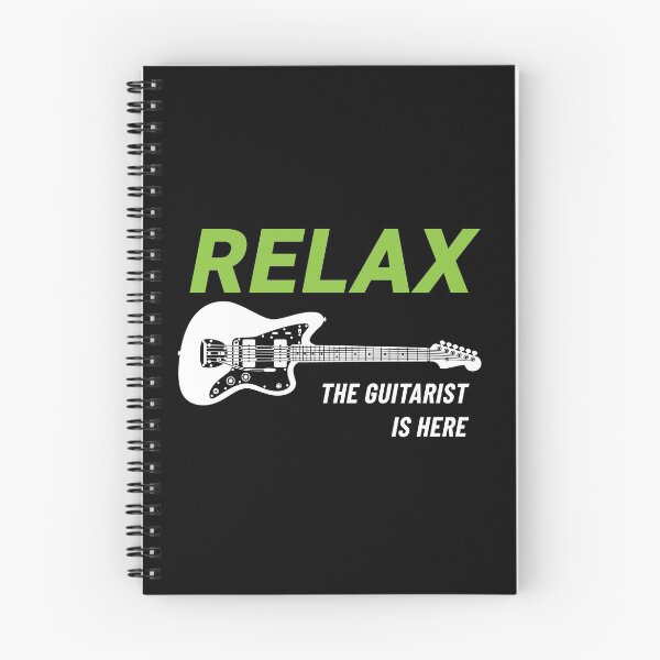 Item preview, Relax The Guitar Player Is Here Offset Style Guitar Dark Theme designed and sold by nightsworthy.