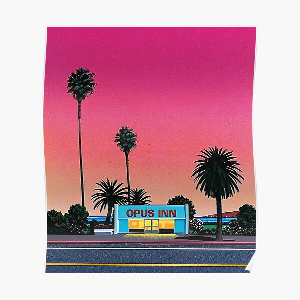 Hiroshi Nagai Vaporwave Poster