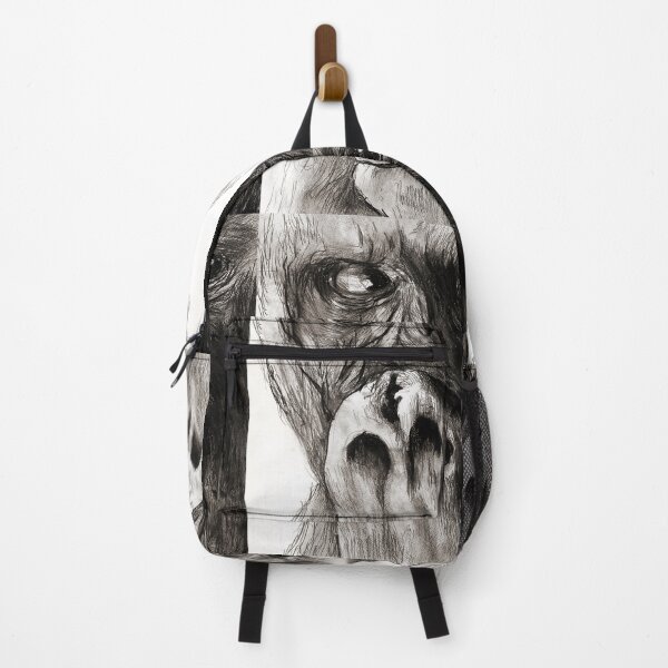 Item preview, Ape portrait, graphite drawing designed and sold by Lemomo-artworks.