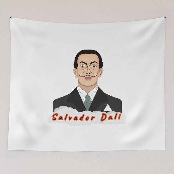 Item preview, Salvador Dali Portrait t-shirt | Salvador Dali Portrait art  designed and sold by KARTICK DUTTA.