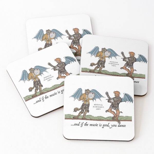 Item preview, Medieval Marginalia: Music and Dance designed and sold by ebrawne.