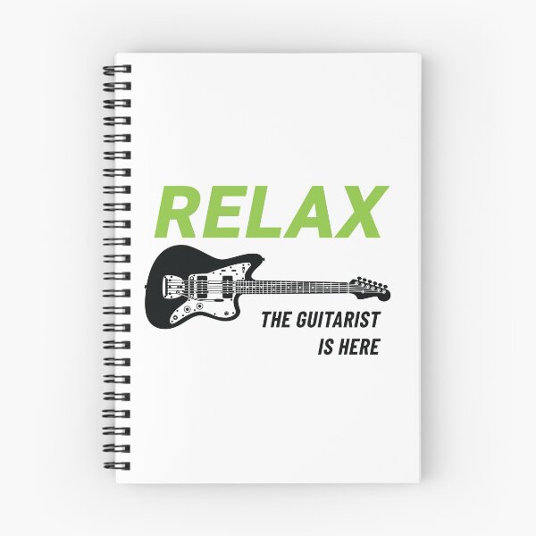 Item preview, Relax The Guitar Player Is Here Offset Style Guitar Light Theme designed and sold by nightsworthy.