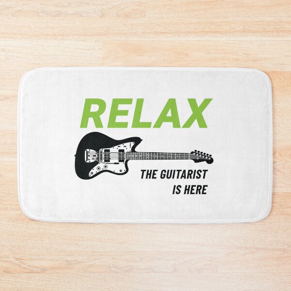Item preview, Relax The Guitar Player Is Here Offset Style Guitar Light Theme designed and sold by nightsworthy.