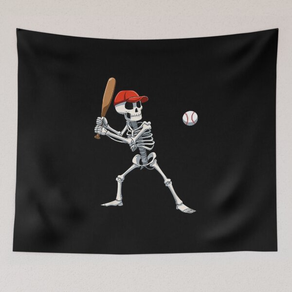 Item preview, Baseball Skeleton Halloween Skeleton Playing designed and sold by Beringurjoshuas.