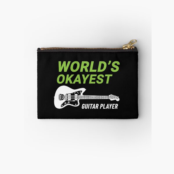 Item preview, World's Okayest Guitar Player Offset Style Electric Guitar Dark Theme designed and sold by nightsworthy.