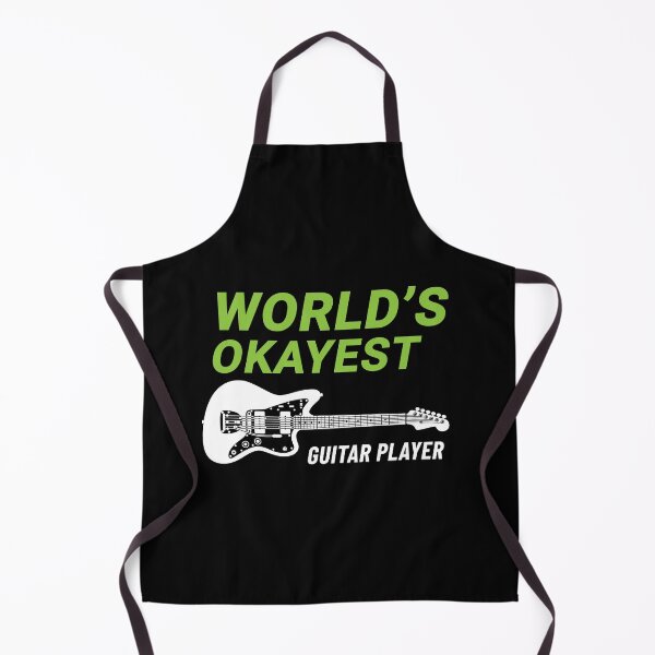 Item preview, World's Okayest Guitar Player Offset Style Electric Guitar Dark Theme designed and sold by nightsworthy.
