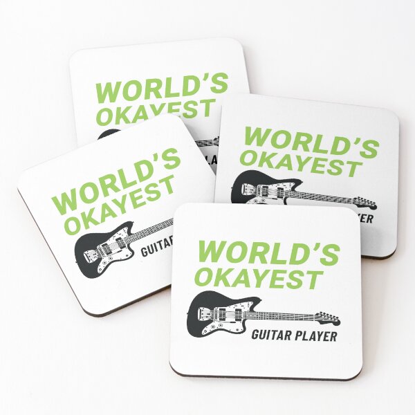 Item preview, World's Okayest Guitar Player Offset Style Electric Guitar Light Theme designed and sold by nightsworthy.