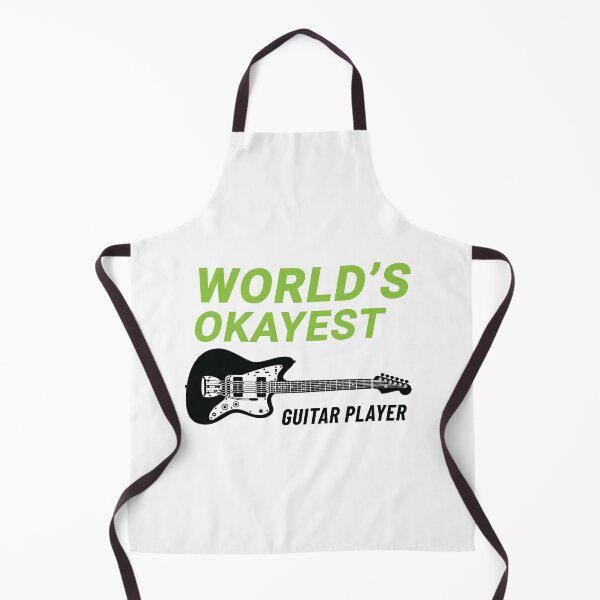 Item preview, World's Okayest Guitar Player Offset Style Electric Guitar Light Theme designed and sold by nightsworthy.
