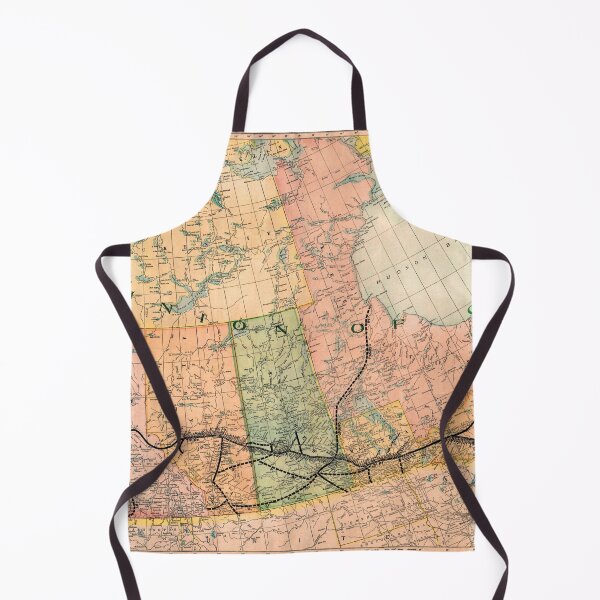 Item preview, Vintage Grand Trunk Railroad Map of Canada designed and sold by Gin  Neko.