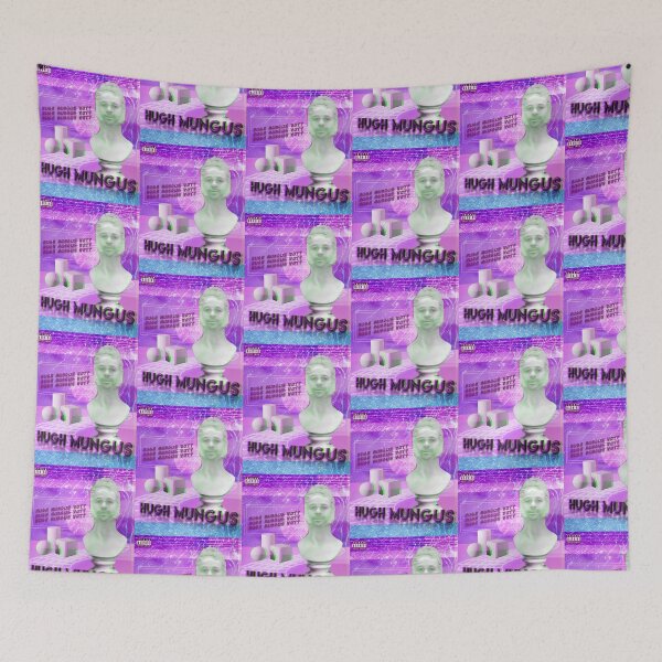 Item preview, Hugh Mungus Vaporwave Aesthetic Parody designed and sold by funnyclan.