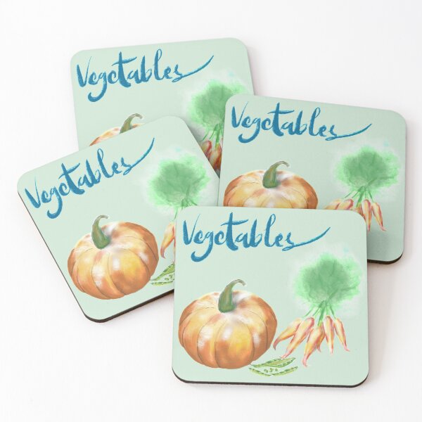 Item preview, Vegetables pumpkin, peas and carrots designed and sold by Shirlei  Barnes.