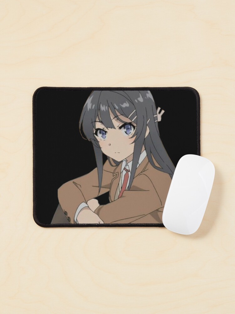 mai sakurajima mouse pad