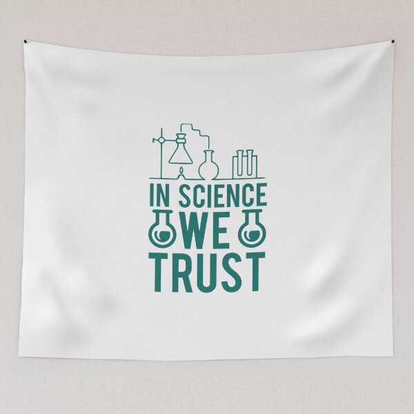 Item preview, In Science We Trust! Cool science puns. designed and sold by HROC.