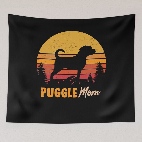 Item preview, Puggle Dog Mom Vintage Retro designed and sold by rafaeltto.