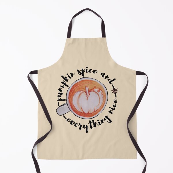 Item preview, Watercolor Pumpkin Spice and Everything Nice Latte Art designed and sold by Jessfm.