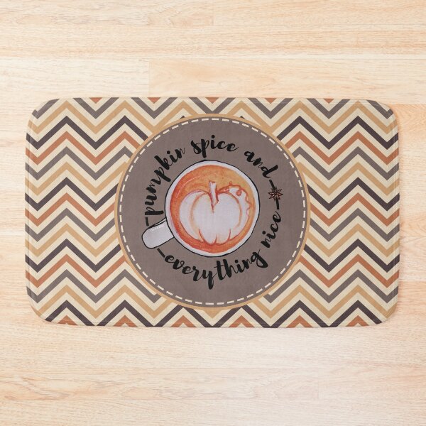Item preview, Watercolor Pumpkin Spice and Everything Nice Latte Art designed and sold by Jessfm.