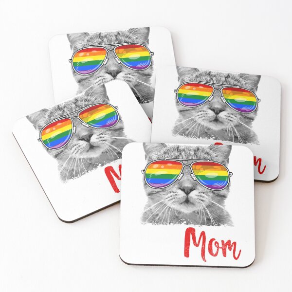 Item preview, Cat Mom LGBT designed and sold by KarleneShopus.