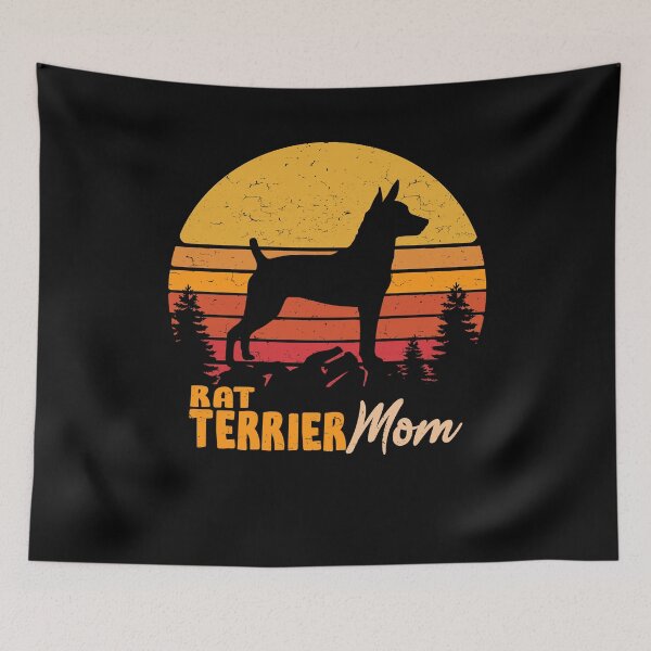 Item preview, Rat Terrier Dog Mom Vintage Retro designed and sold by rafaeltto.
