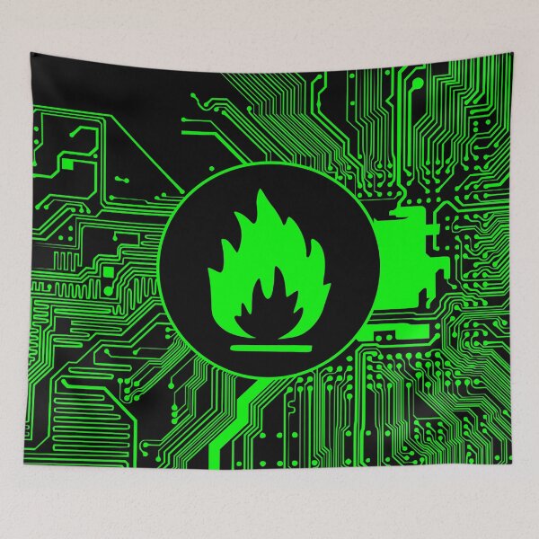 Item preview, Cybergoth - Flammable (green) designed and sold by MeteorsAndStars.