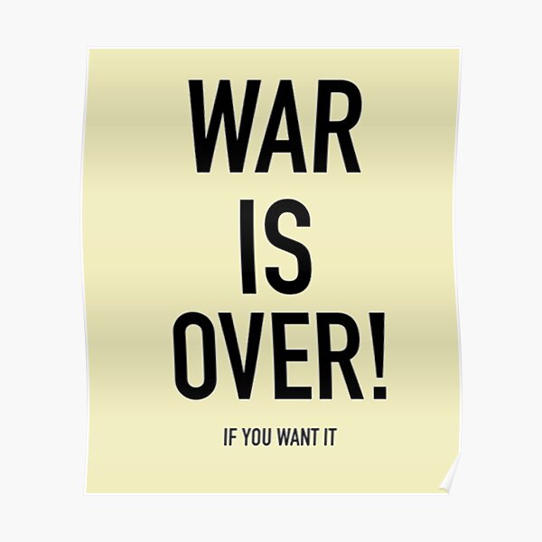 War is Over Poster