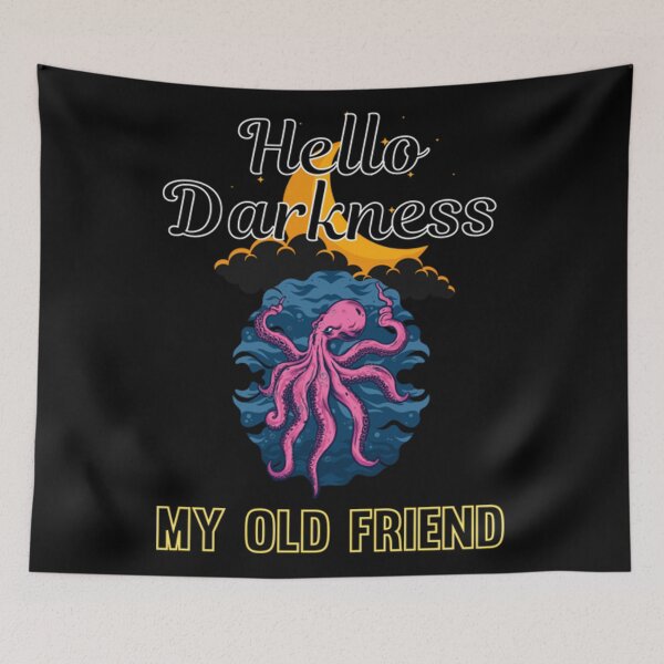 Item preview, Hello Darkness My Old Friend Octopus designed and sold by Alimony199.
