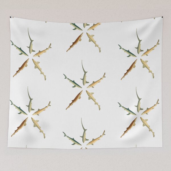 Item preview, Five Sharks 1868 designed and sold by BelleZeare.