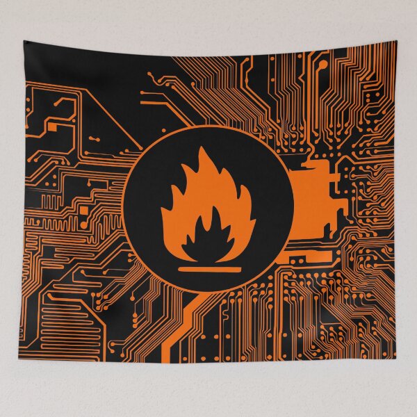 Item preview, Cybergoth - Flammable (orange) designed and sold by MeteorsAndStars.
