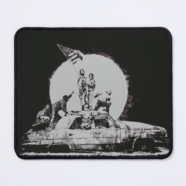 Item preview, Banksy Flag Art designed and sold by SharpWallArts.