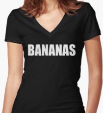 BANANAS - Mike And Dave Need Wedding Dates Women's Fitted V-Neck T-Shirt