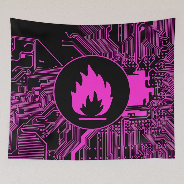 Item preview, Cybergoth - Flammable (pink) designed and sold by MeteorsAndStars.