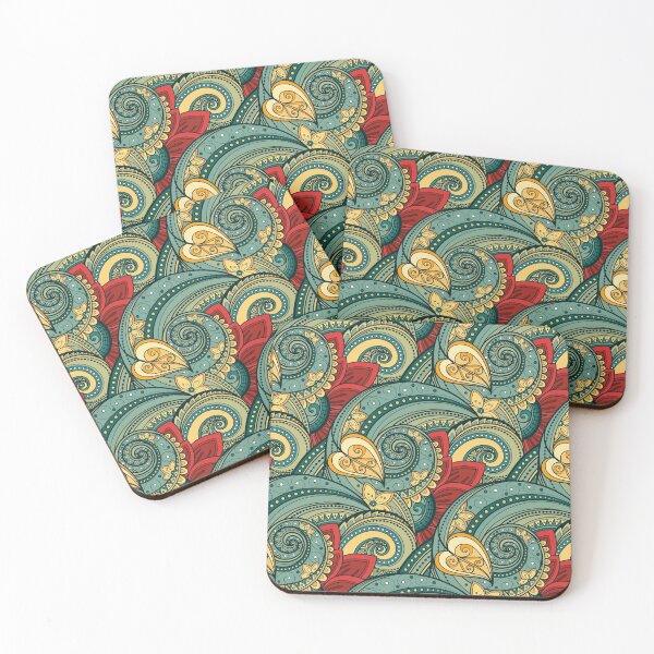Item preview, Paisley Print with Vintage Floral Motifs designed and sold by lissantee.