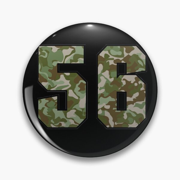 Item preview, Army Camo Number Fifty-six Veteran Lucky Number 56 designed and sold by Urosek.