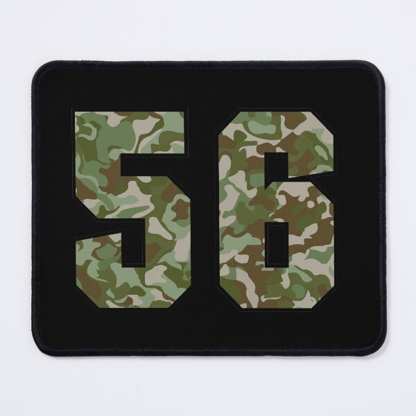 Item preview, Army Camo Number Fifty-six Veteran Lucky Number 56 designed and sold by Urosek.