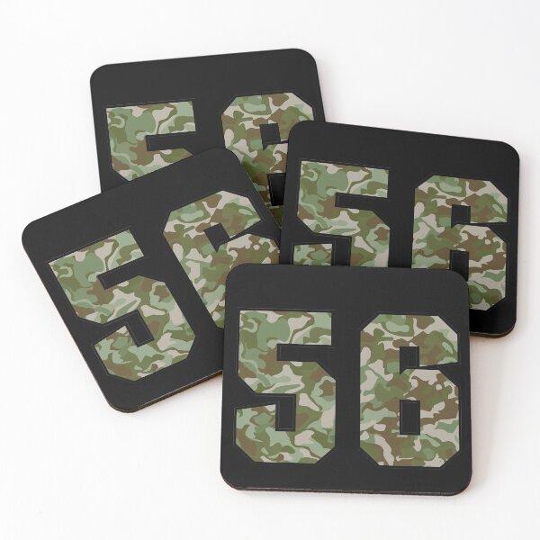 Item preview, Army Camo Number Fifty-six Veteran Lucky Number 56 designed and sold by Urosek.