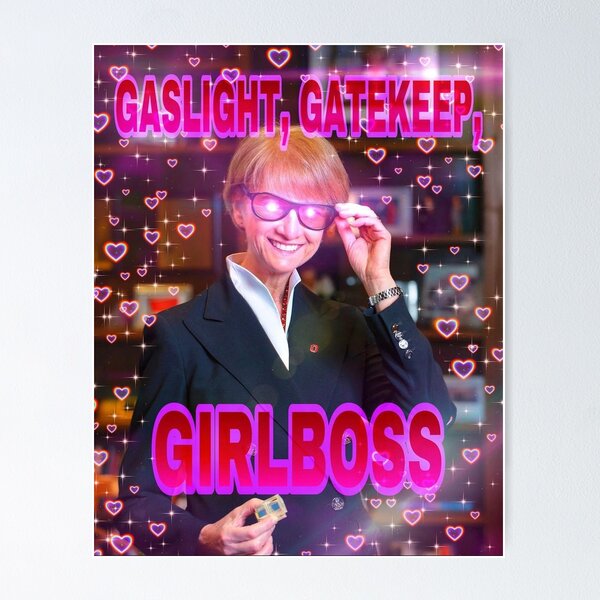 Item preview, Gaslight, Gatekeep, Girlboss designed and sold by osuaffirmations.