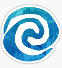 Swirl Inspired Silhouette Sticker