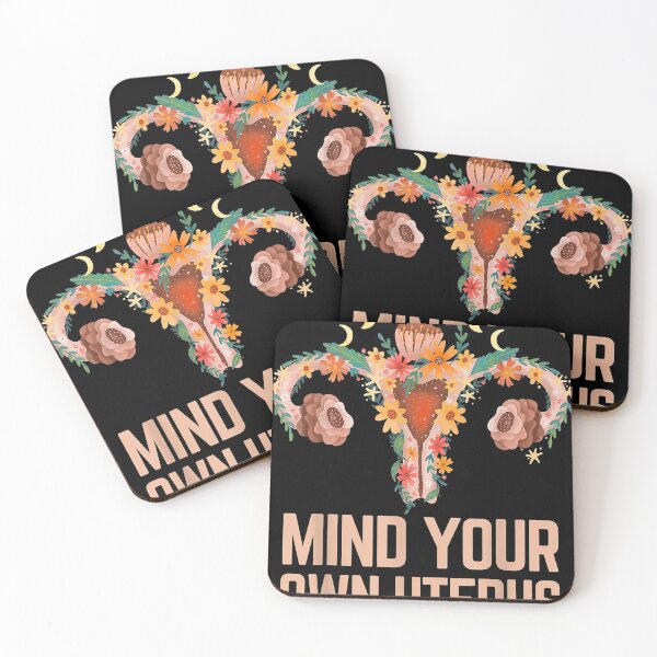 Item preview, Mind Your Own Uterus,Floral Femenist Pro-Choice For Her designed and sold by margiemarshall.