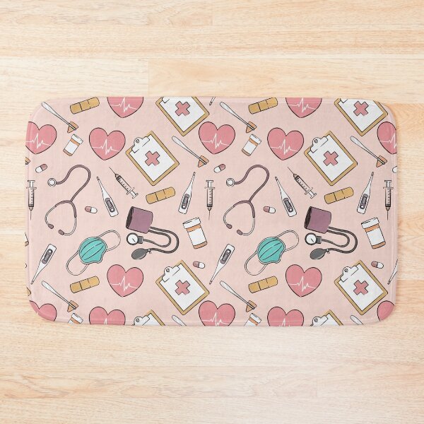 Item preview, Nurse Fabric Pink designed and sold by Thudesign85.