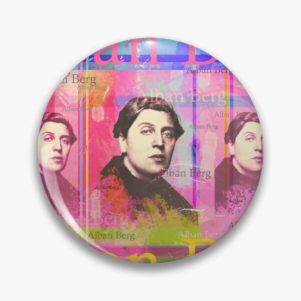 Item preview, Alban Berg, Austrian musician composer, portrait designed and sold by Mauswohn.