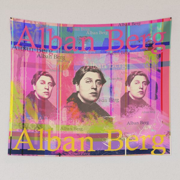 Item preview, Alban Berg, Austrian musician composer, portrait designed and sold by Mauswohn.