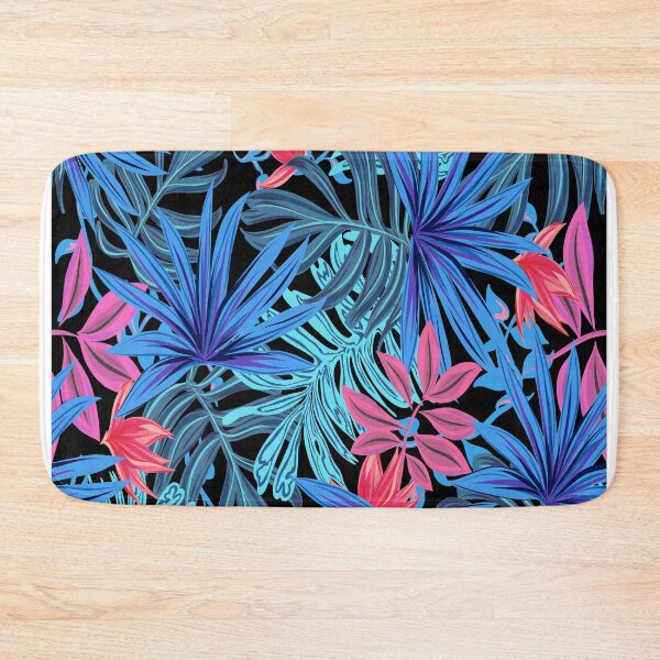 Item preview, Tropical Leaf Pattern Bed Sheet or Frock Design 7 designed and sold by PodiShawna.