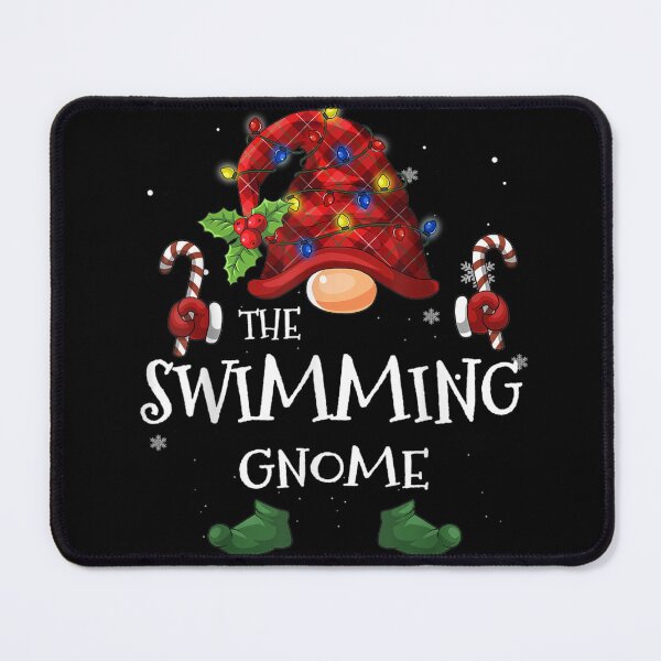 Item preview, The Swimming Gnome Buffalo Plaid Christmas Tree Light designed and sold by AkeemArellano.