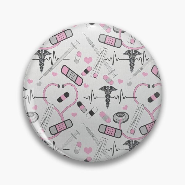 Item preview, Nurse Pattern Fabric designed and sold by Thudesign85.