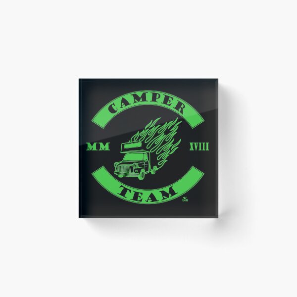 Item preview, Camper Team for all camping fans Motorhome and caravan drivers and tent friends designed and sold by -JBell-.