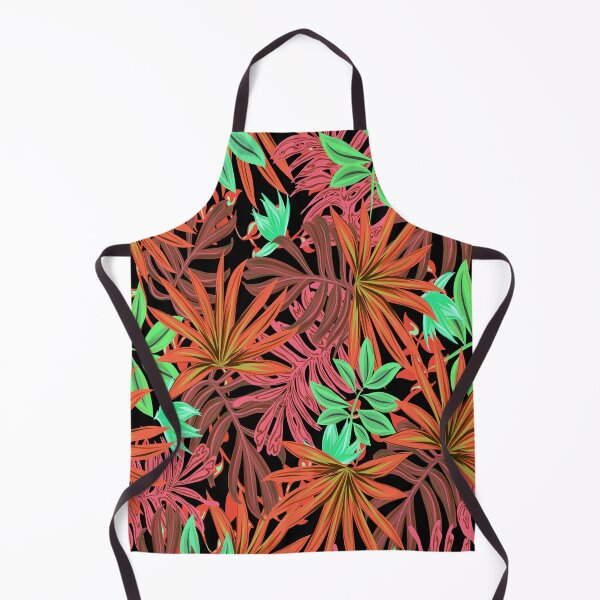 Item preview, Tropical Leaf Pattern Bed Sheet or Frock Design 8 designed and sold by PodiShawna.
