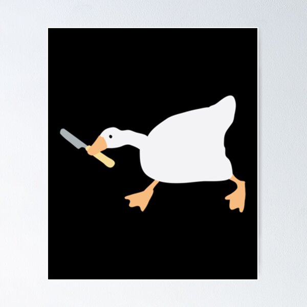 Item preview, Untitled Goose With Butter Knife  Shirt  Sticker designed and sold by shopbuithanh.