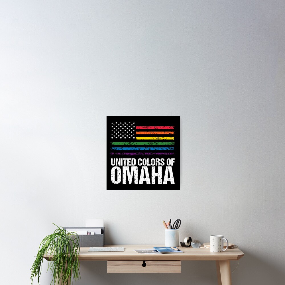 "Omaha LGBT USA Flag Pride From Omaha" Poster for Sale by Urosek