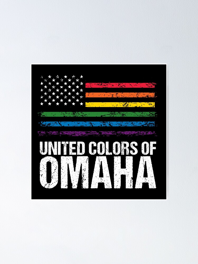 "Omaha LGBT USA Flag Pride From Omaha" Poster for Sale by Urosek